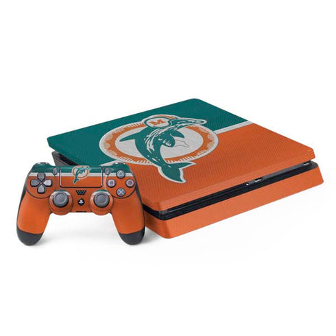 NFL Miami Dolphins Vintage PS4 Slim Bundle Skin
